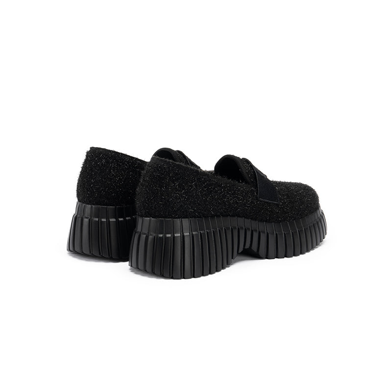 Paris Platform Block Heel Loafers-3