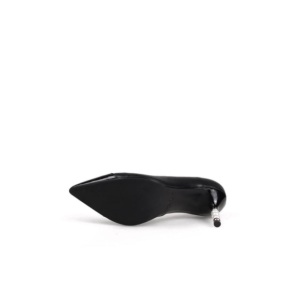 Pointed Toe Pearl Heel Stilettos-4