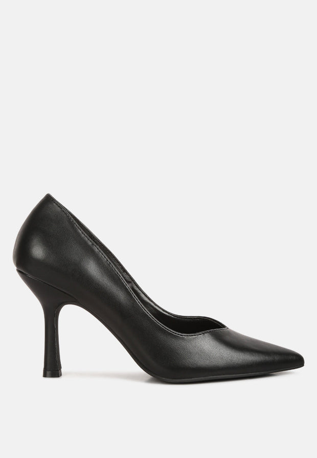 Rarity Point Toe Stiletto Heeled Pumps-6