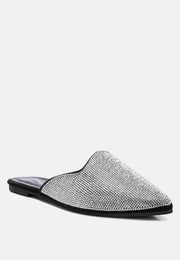 Rayen Rhinestones Embellished Mules-1
