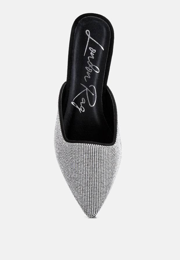 Rayen Rhinestones Embellished Mules-3