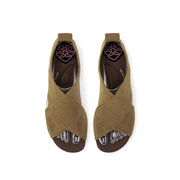 Retro Block Heel Open Toe Roman Sandals-2