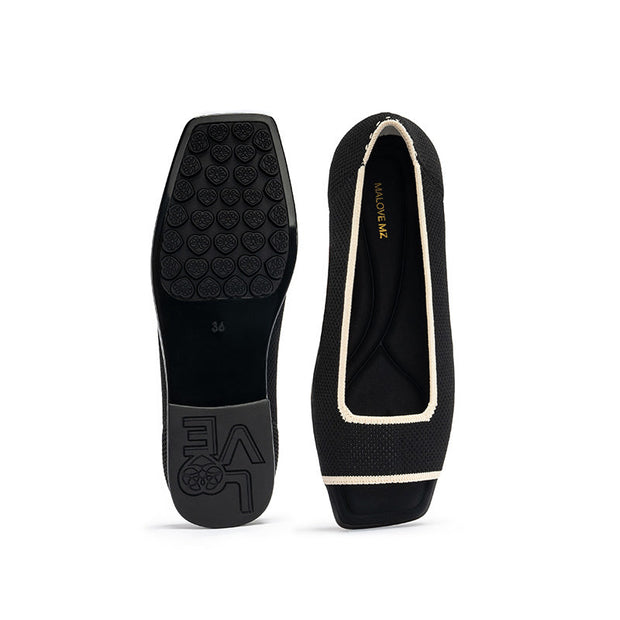Retro Flat Low Heel Peep Toe Sandals-3