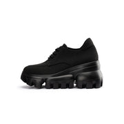 Retro Platform Breathable Chunky Lace Ups-0