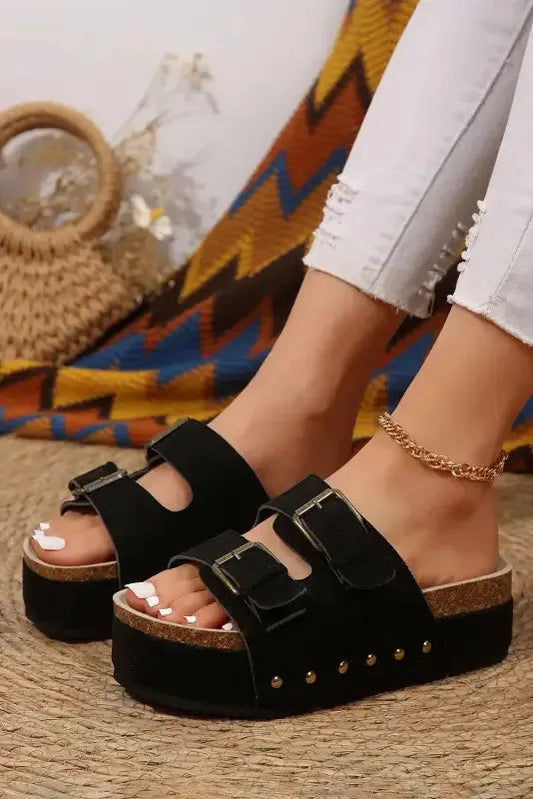 Sassy Strides Suede Slippers-0