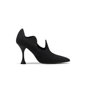 Scallop Wavy Suede Stiletto Pumps-2