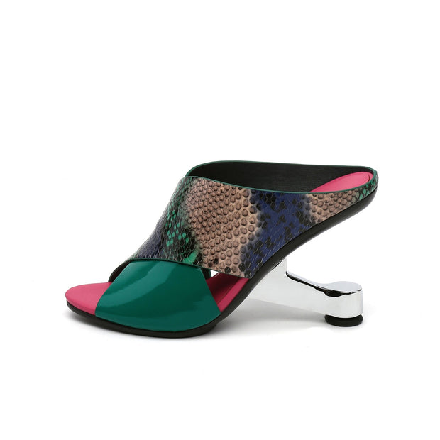 Sexy Open Toe Ankle Mules-6