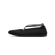 Shallow Pointed Toe Flat Versatile Commuter Ballet Shoes-0