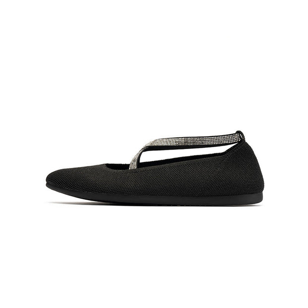 Shallow Pointed Toe Flat Versatile Commuter Ballet Shoes-0