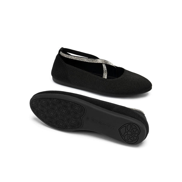 Shallow Pointed Toe Flat Versatile Commuter Ballet Shoes-2