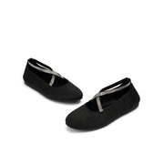 Shallow Pointed Toe Flat Versatile Commuter Ballet Shoes-4