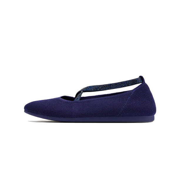 Shallow Pointed Toe Flat Versatile Commuter Ballet Shoes-6