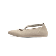 Shallow Pointed Toe Flat Versatile Commuter Ballet Shoes-8