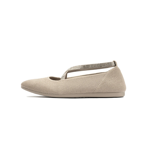 Shallow Pointed Toe Flat Versatile Commuter Ballet Shoes-8