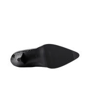 Sleek Wide Fit Black Mid Calf Boots-4