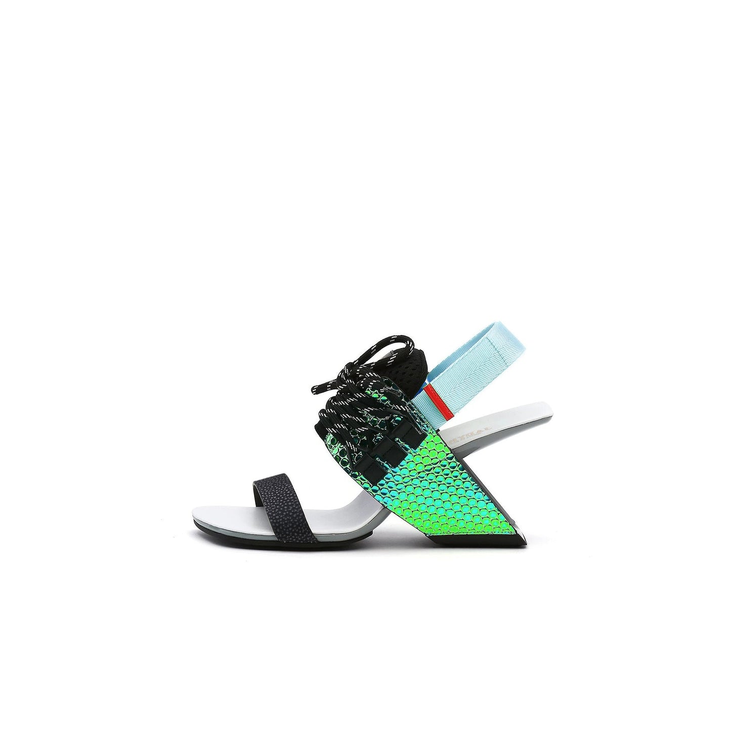 Sporty Laced Ankle Strap Sandals-6