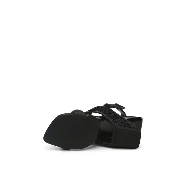 Square Toe Wide Strap Slingback Sandals-4