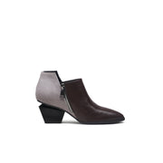 Modern Suede Leather Paneled Ankle Boots-2