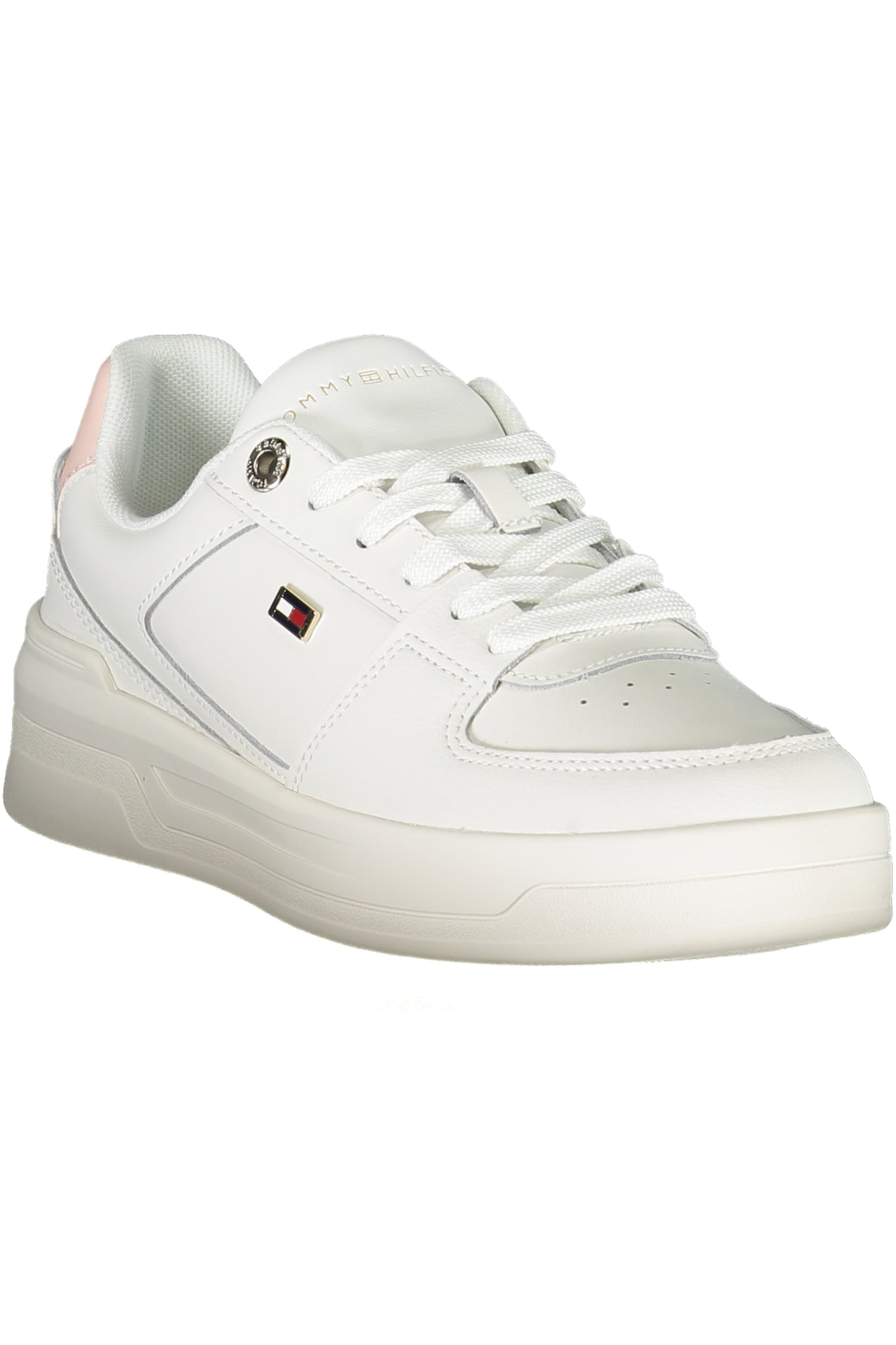 TOMMY HILFIGER WHITE WOMEN'S SPORTS SHOES-1