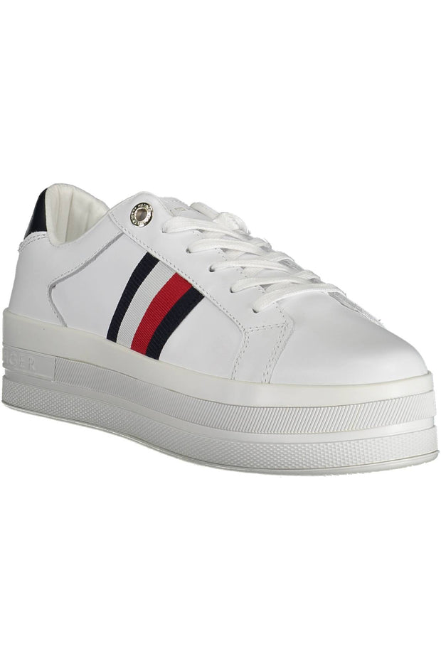 TOMMY HILFIGER WOMEN'S WHITE SPORTS SHOES-1