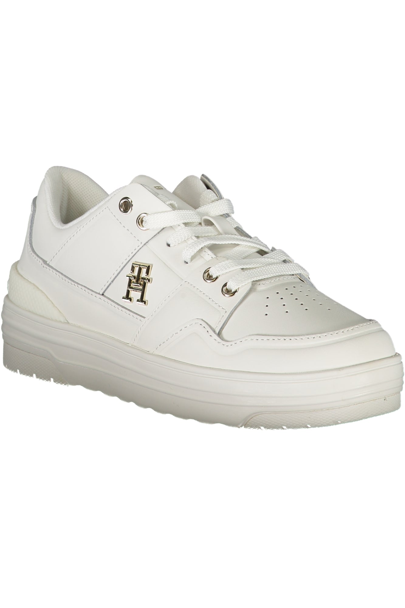 TOMMY HILFIGER WHITE WOMEN'S SPORTS SHOES-1