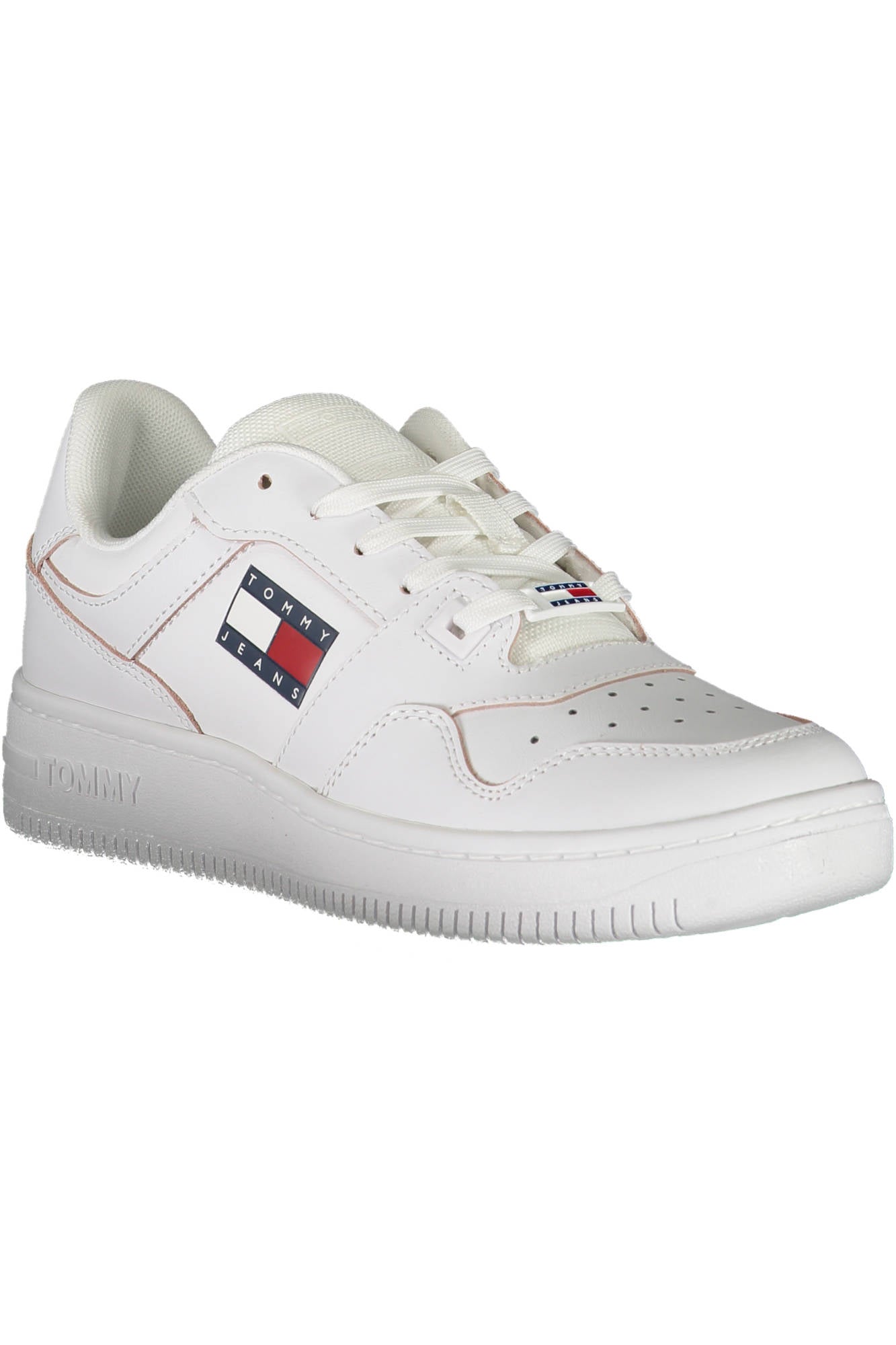 TOMMY HILFIGER WOMEN'S WHITE SPORTS SHOES-1