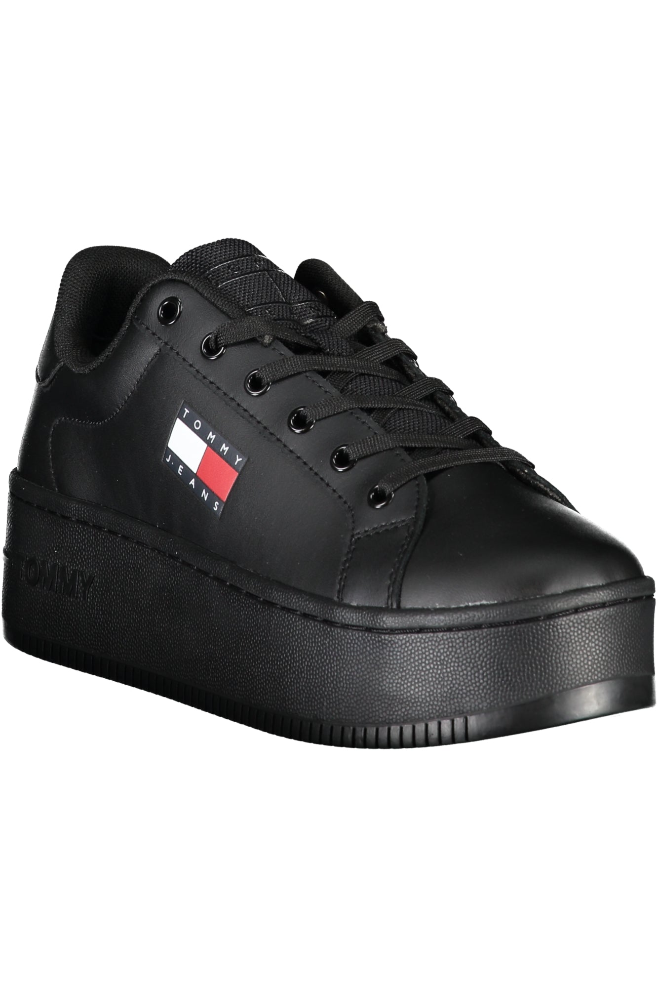 TOMMY HILFIGER BLACK WOMEN'S SPORTS SHOES-2