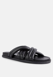 Tora Quilted Strap Slider Flats-1