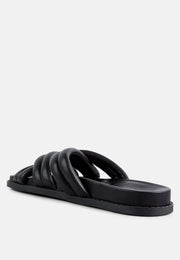 Tora Quilted Strap Slider Flats-2