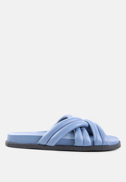 Tora Quilted Strap Slider Flats-6