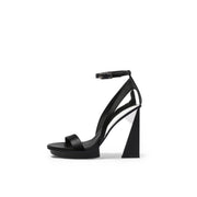 Trapezoidal Skyscraper Heels-5