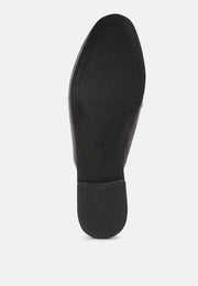 Velvet Buckled Flat Mules-4