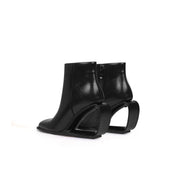 Venus Hollow Wedge Leather Boots-4
