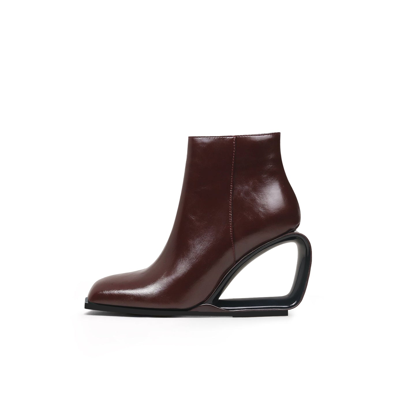 Venus Hollow Wedge Leather Boots-5