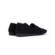Versatile Soft Sole Slip On Tweed Loafers-4