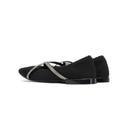 Voguish Pointed Toe Flats-4