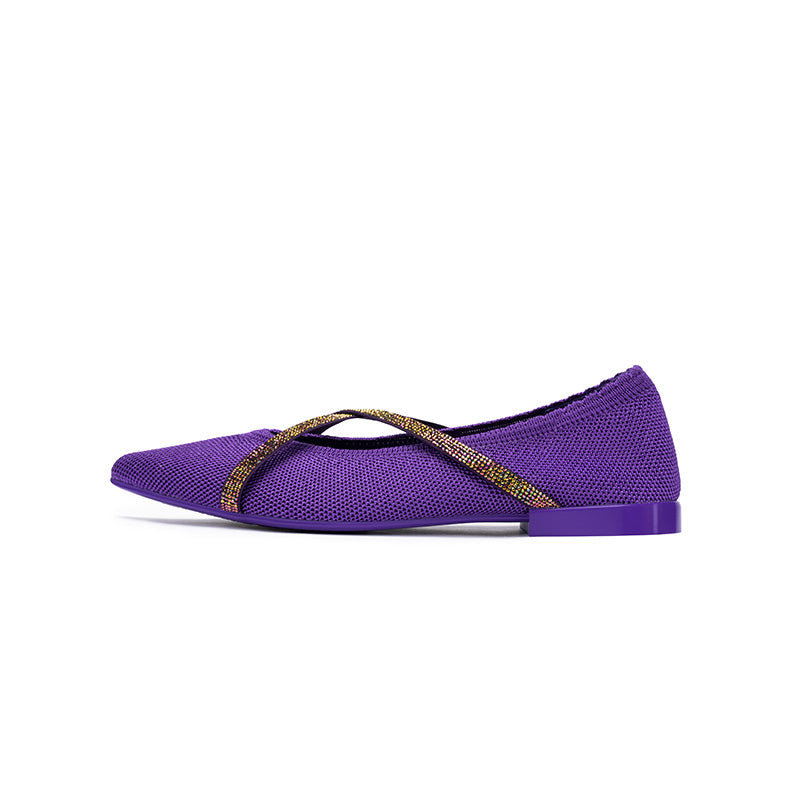 Voguish Pointed Toe Flats-6