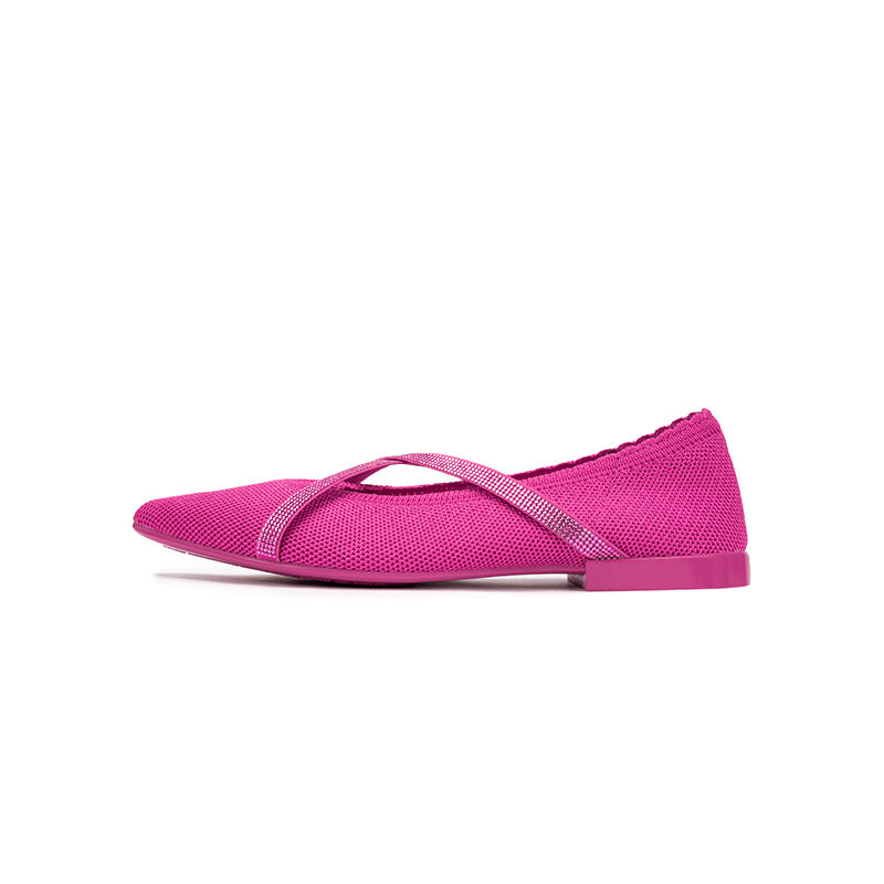 Voguish Pointed Toe Flats-7