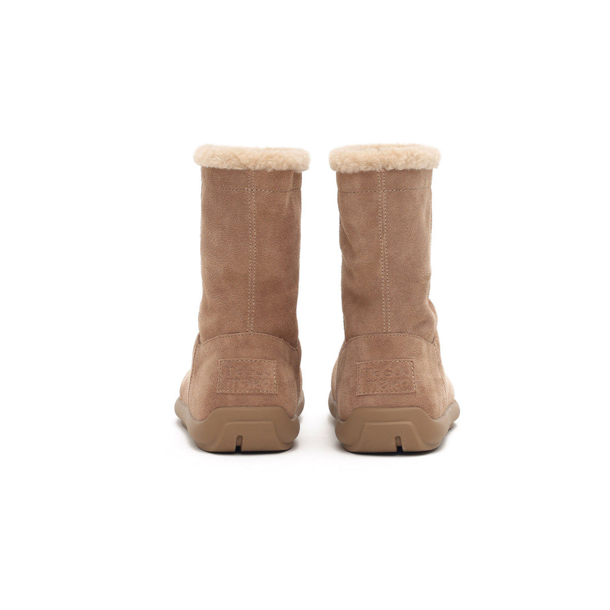 Warm Fleece-Lined Flat Snow Boots-2