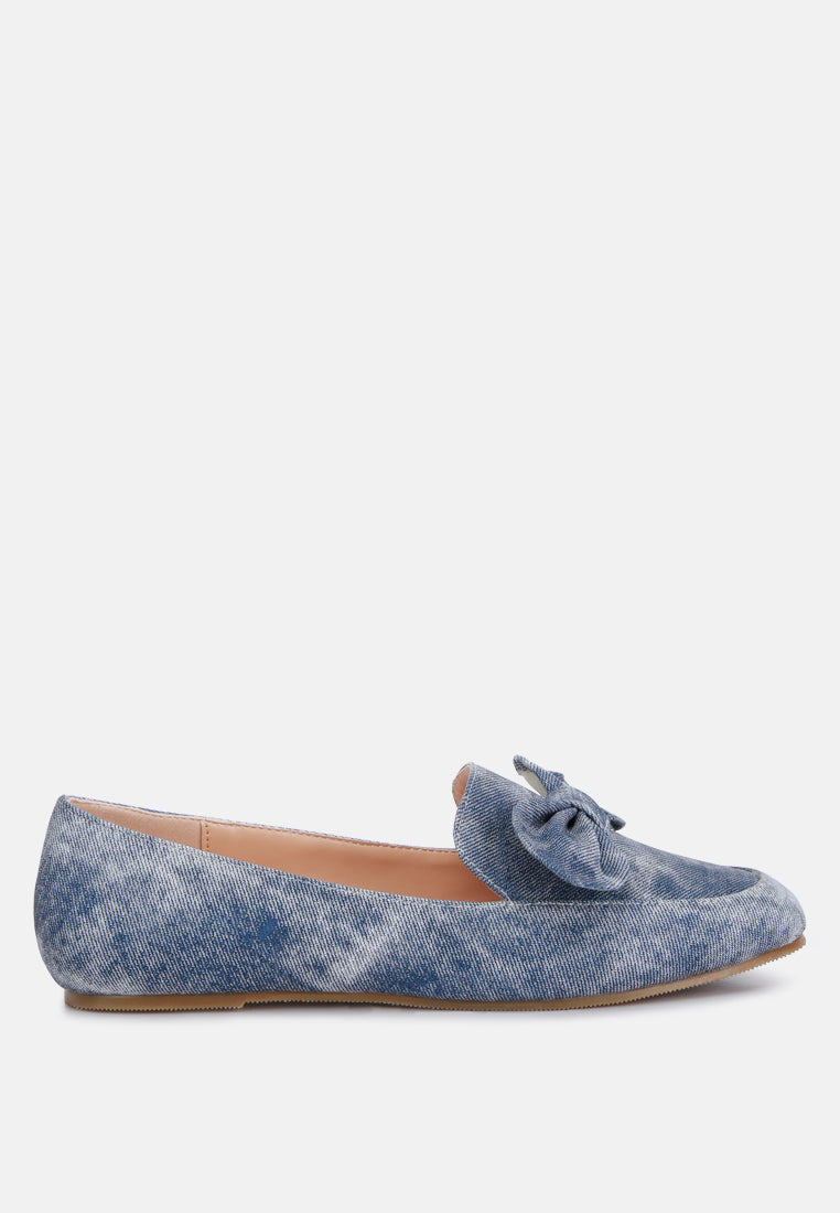 Waveney Bow Embellished Loafers-5