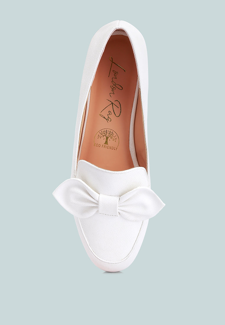 Waveney Bow Embellished Loafers-3