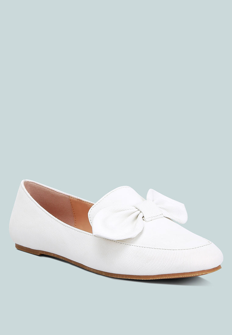 Waveney Bow Embellished Loafers-1