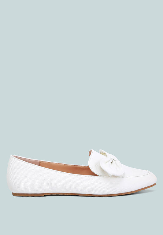 Waveney Bow Embellished Loafers-0