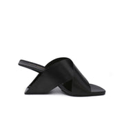 Woven Leather Modern Wedge Sandals-2